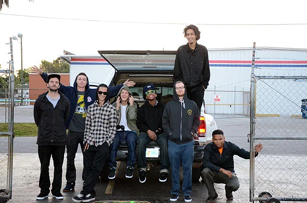 It is tradition to take a group photo before we get on the road. Not pictured is Yonnie Cruz and Robby Kirkland. Looks like Crowbar got the best of them the night before.<!-- Make-A-Wish Article -->