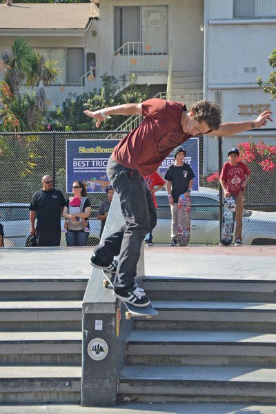 Shawn Hale Wallie Backside Smith at Stoner Plaza