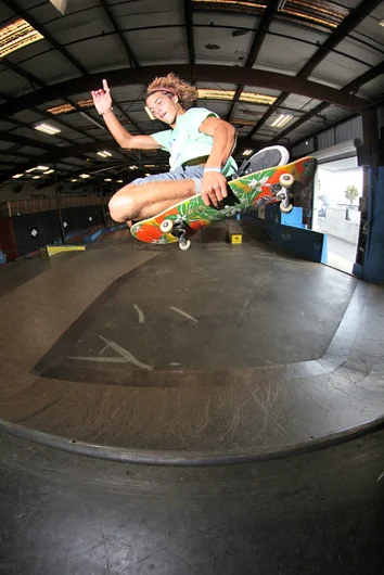 <!--skim17-->

Mason Broussard gets things started with a FS Tuck Knee.