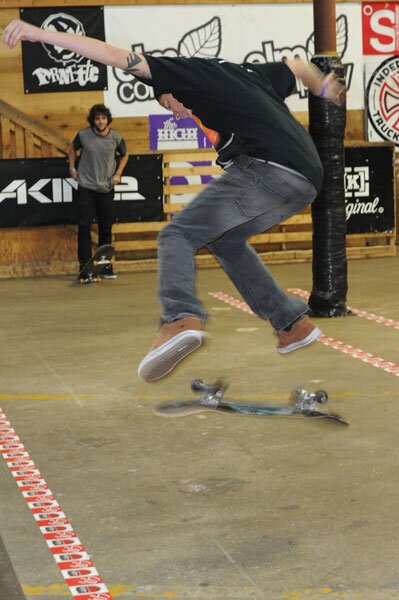 Malcom and his backside flip didn't last against