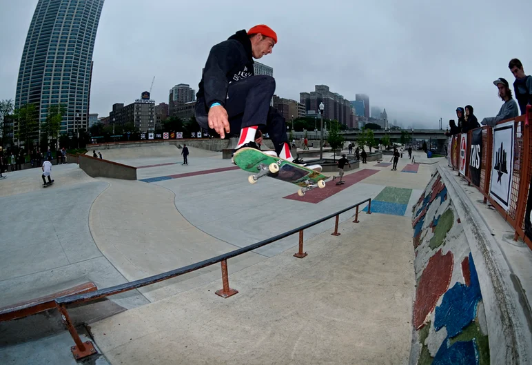 <!--dachiday2-->

My fellow teammate, Kyle Jakubowicz from Yeah Boardshop Gaps into a chucky situation.