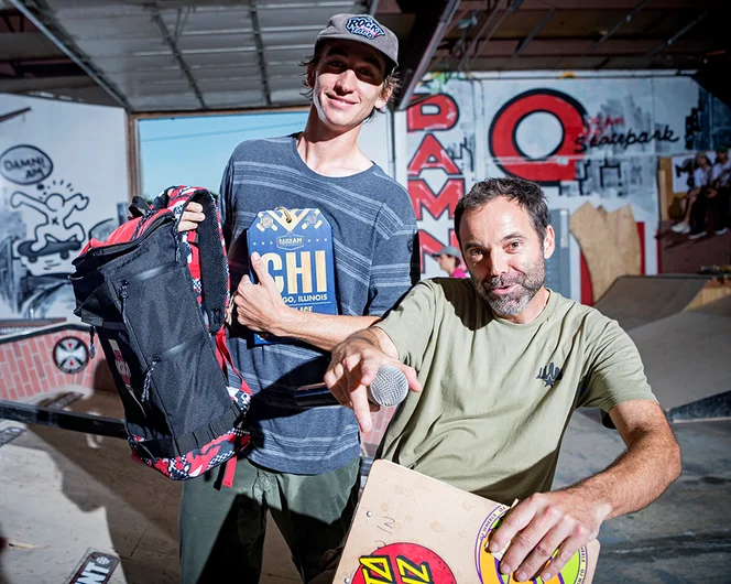 <!--dachi19quals-->

Gunner Frazier did a B/s 180 Flip Nosegrind and got 4th in Indy's Best Trick. Hell Yeah!
