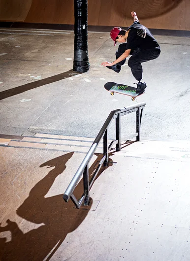 Sena Watanabe might just be the Heelflip master, Here’s one of em’ into a Front Blunt.

<!—tampam2022lastchance—>