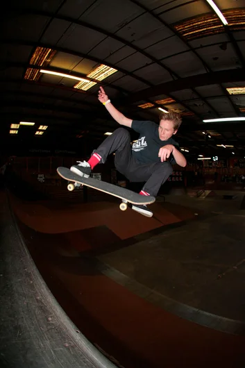 <!--cotc15-->

Clint Beswick - Tre Flip Fakie.