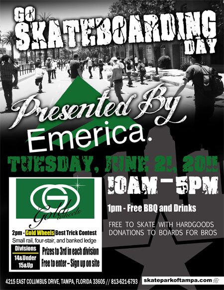 Skate for free on Go Skateboarding Day