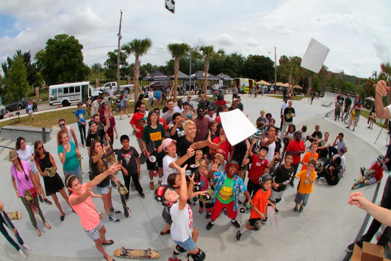 <!--brobowl2-->

Product toss for the kids. Making sure everyone has a SPoT sticker.