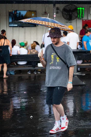 Prepared for rain, but make it fashionable.

<!--tampapro22madnessbowljam-->