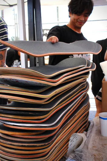 <!--mattwoodsday18-->
Uncle Sam sorts the decks.