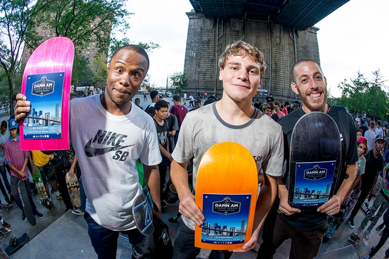 <!--danycsat-->

The podium ended up with Dashawn in 3rd, Dylan in 2nd and Yoshi in 1st! Well played boys. It was another weekend of amazing skating and hanging with the bros. Thanks to everyone who came out and skated or watched. New York is too much damn fun! 