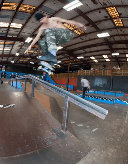 <!--vday17photos-->

...And one more - kickflip backside lipslide.
