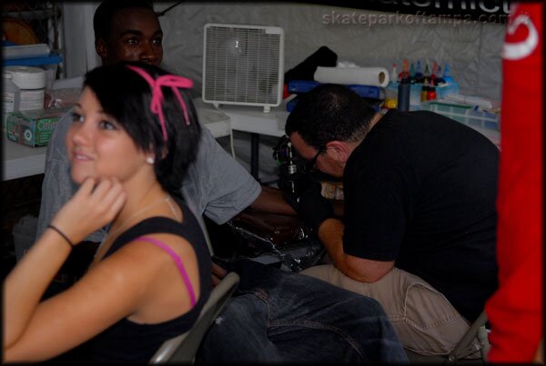 Getting inked up for two straight days