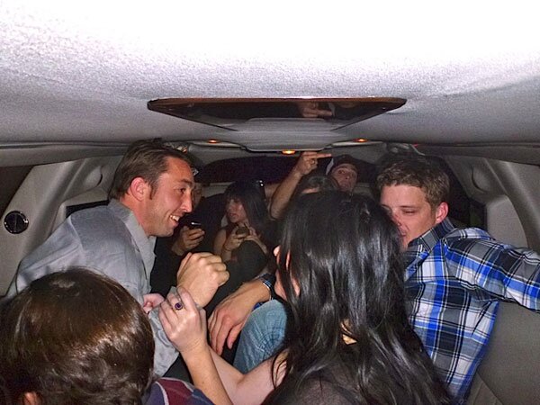 Vegas: Raging in a Limo