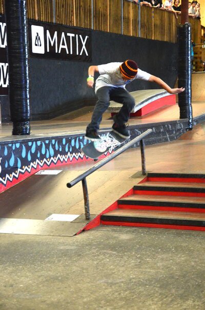 Tyler Hunger Kickflip 50-50 Spring Roll 2012