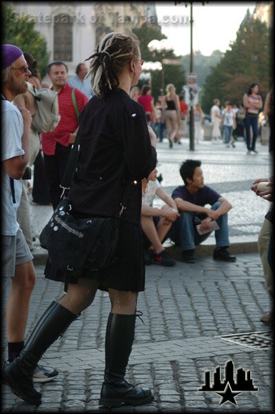 People Watching in Prague