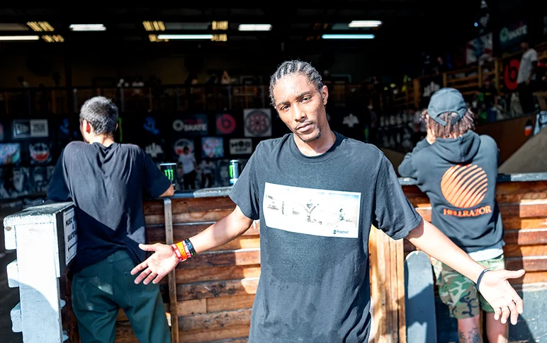 <!--am18practice-->

Fresh off the Element Peace video premier tour, Dominick Walker says: Welcome to the Terrordome bitch!