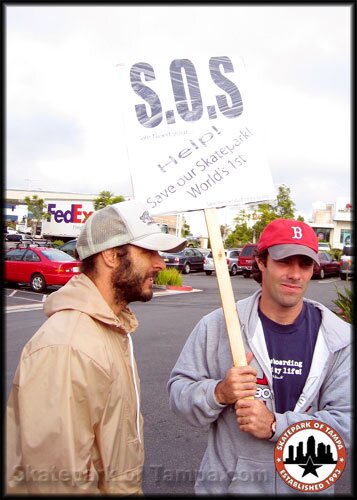 Save Carlsbad Skatepark Rally - Andy Mac Tony Alva