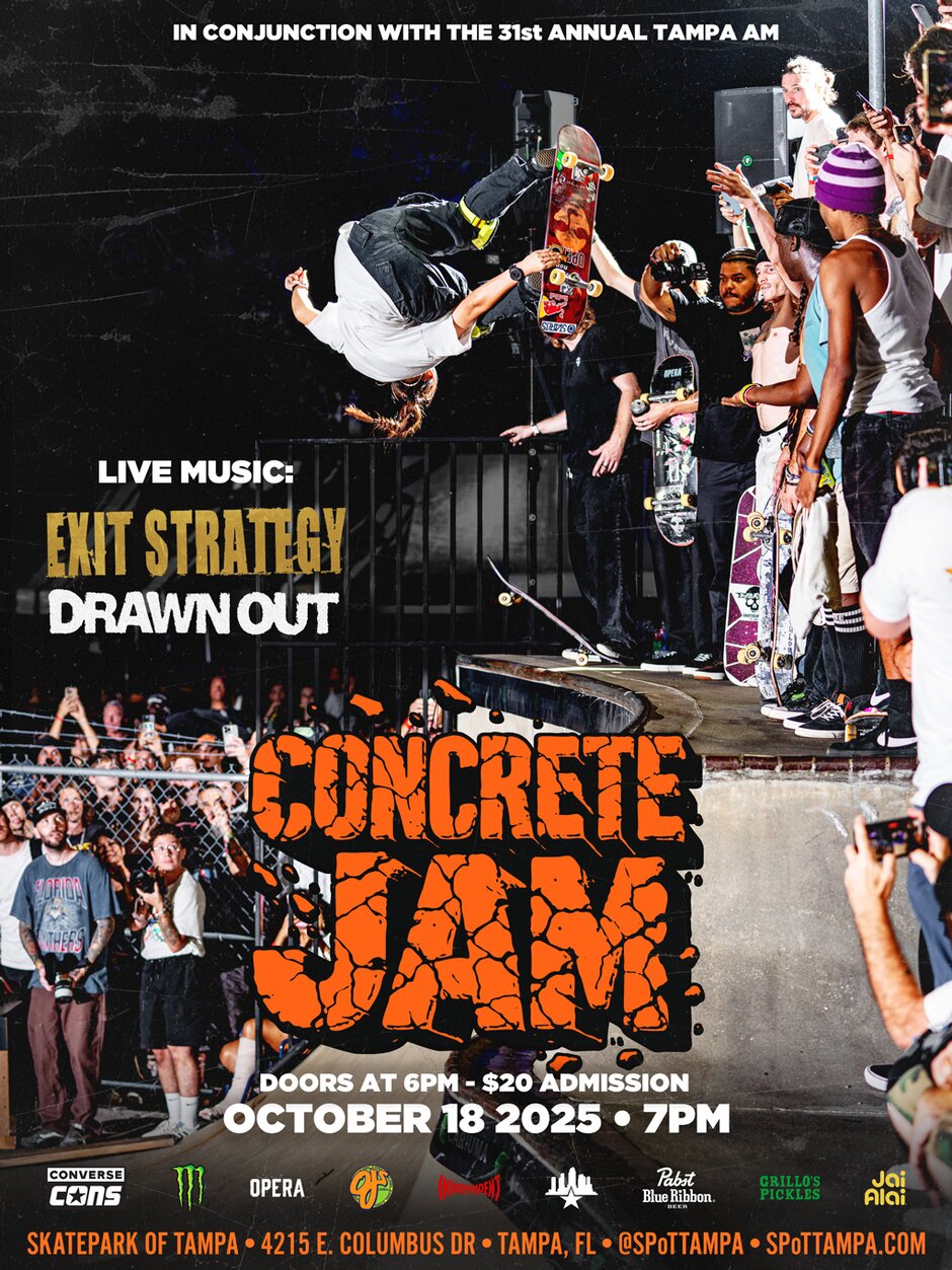 Concrete Jam Flyer 2025