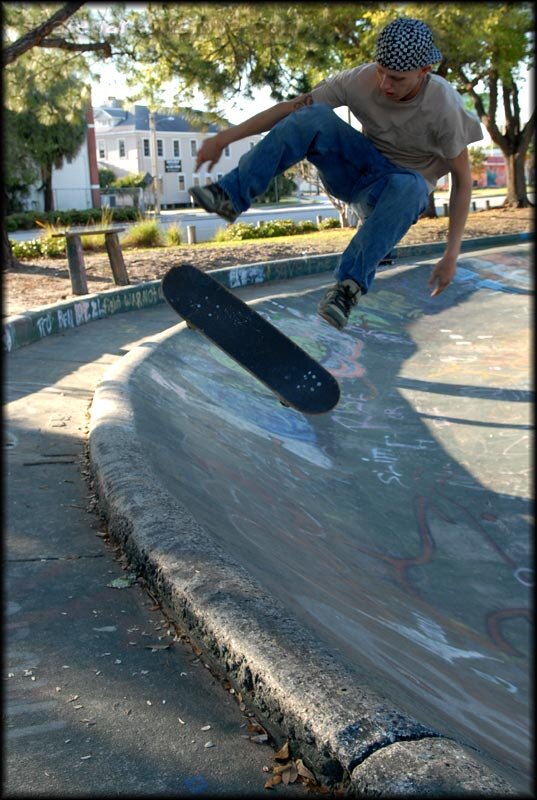 Boards don't go upside down in the Bro Bowl