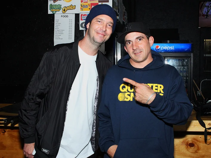 <!--dgkudphotos-->
SPoT Buyers Past & Present: John Gow & Alec Gabler. Huge thanks to John and DGK for making this premiere possible