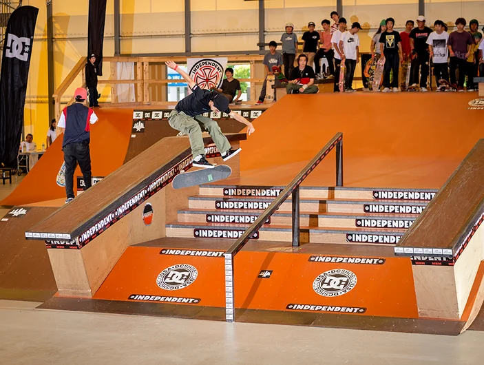 <!--daja18-quals-->

Daisuke Ikeda holds down a spot in the BT comp with a Double Tre before moving on.

