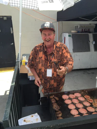 <!--zatcali-->
Steve Van Doren is the MAN, flipping burgers is his jam.