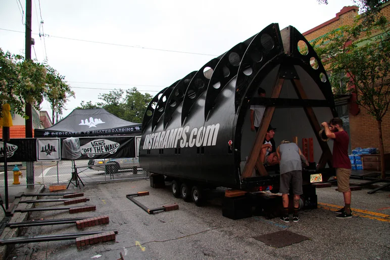 <!--bricks5year-->
Thanks to guys at Insta Ramp for waiting out the rain and getting the skating going.