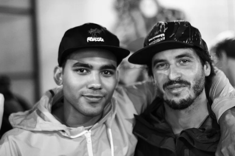 <!--conspolar-->

Josh Wilson and OG Quim Cardona.