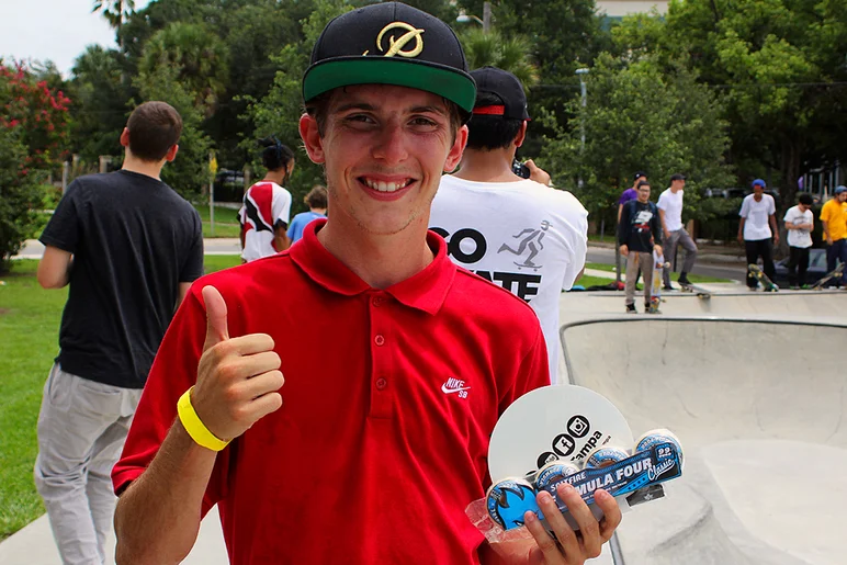 <!--gsd17-->

Anthony took home First Place at our first Best Trick contest of the day, and he was super appreciative. Hell yea Anthony, thanks for the positivity dude!