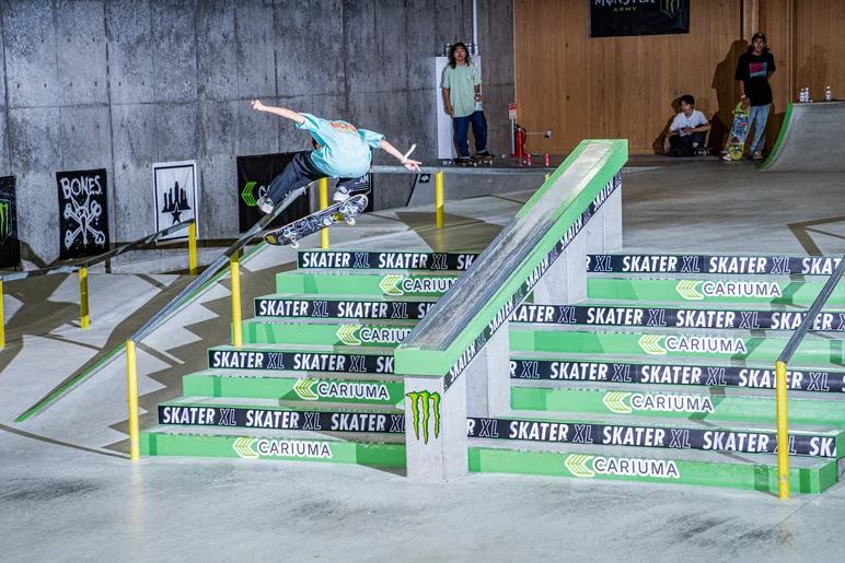 Followed by a backside flip. He's tweakin!

<!--damnamjapan2023mensqualifiers-->