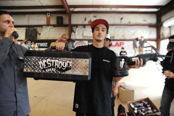 Dane Vaughn got the Zumiez Destroyer Award