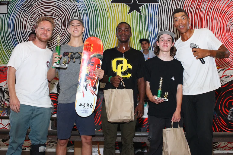 <!--schoolsoutjam18-->

Sponsored Winners: (L-R) Steven McKaig (1st), Denzel Jennings (2nd), Wes Box (3rd)