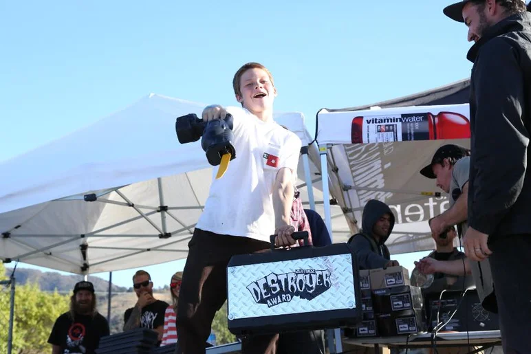 <!-- woodwardwestday3 -->

Tristan Funkhouser won the Zumiez Destroyer Award for killing it all weekend with an insane bag of tricks.