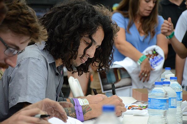 Yonnie Cruz Signing Johnny Romano Skate Jam