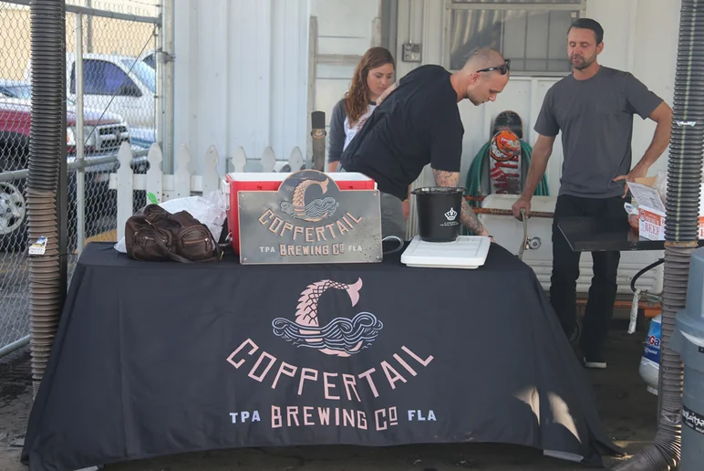 <!--eotmfeb16-->

Tampa Bay local brewery, Coppertail Brewing, came through hard and donated a keg of their finest ale. Thanks guys!