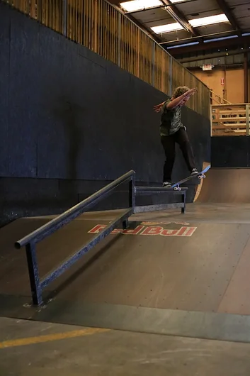 <!-- 2013coursefinal -->
Derick Glancy's got a front blunt on the bump to flatbar where the <a href=