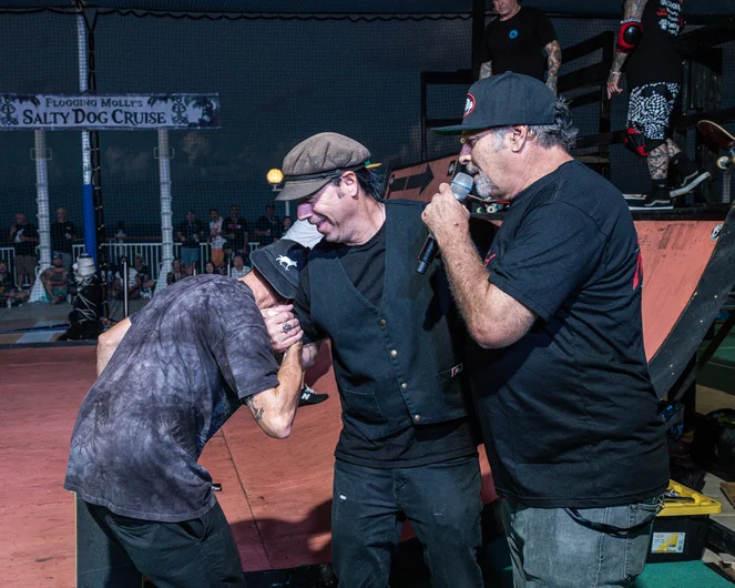 It's all love boys!

<!--floggingmollycruise23-->