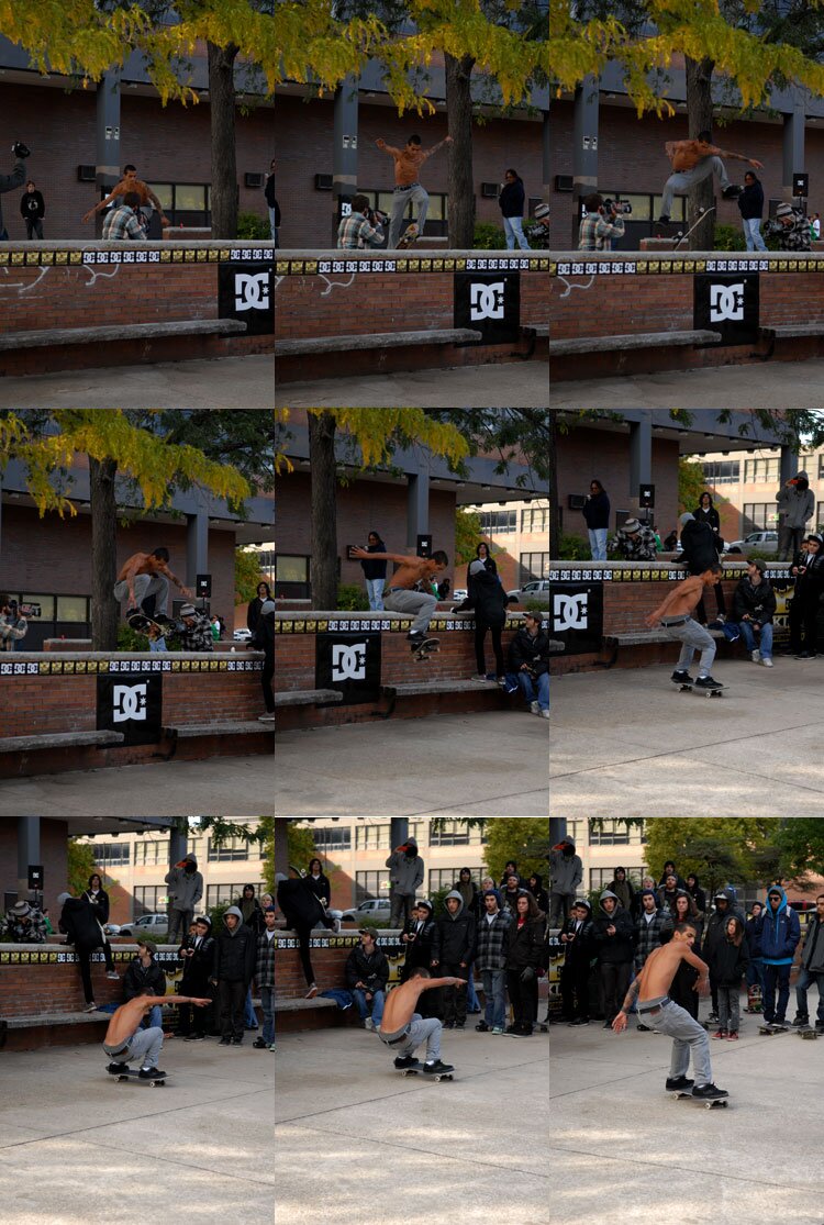 Paul Flores - shirtless frontside flip