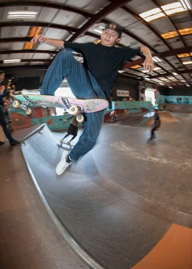 <!--hj16photos-->

Steven Szumal has a style reminiscent of Brent Atchley. Very good. I once saw Brent Atchley skate his home park of Burnside in Portland. It was magical. Back to Steven—here he is doing an oh-so-smooth and quite lofty no-comply disaster. So sick.