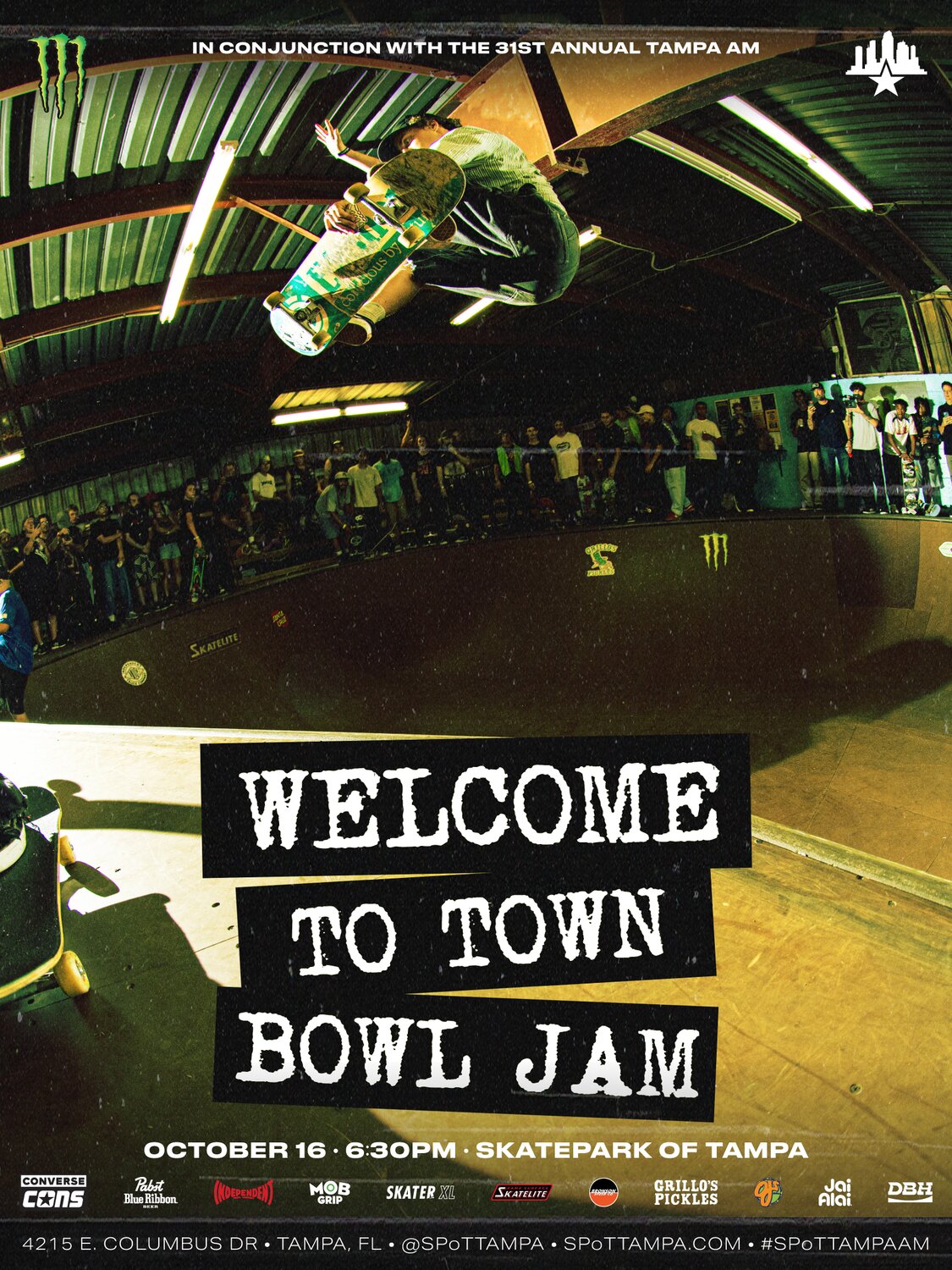 2025 Tampa Am Welcome to Town Bowl Jam