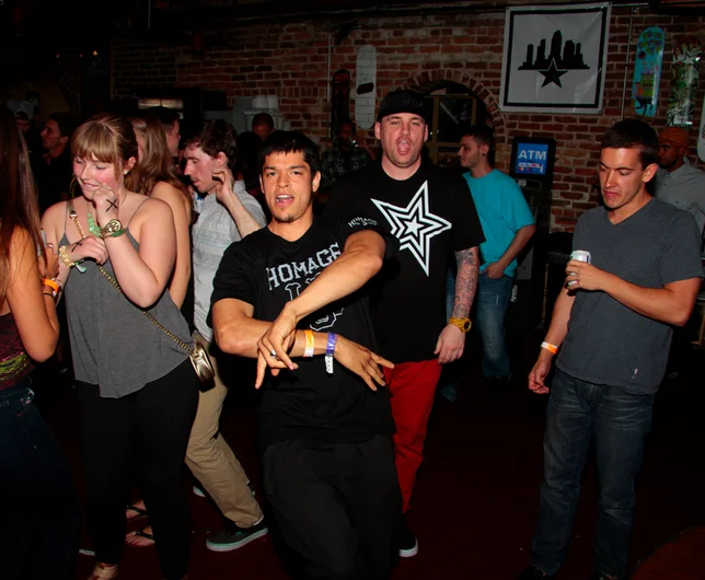 <!--pro14night4-->

Luis taking over the floor.  Franchize Boi behind him wins for best accidental 