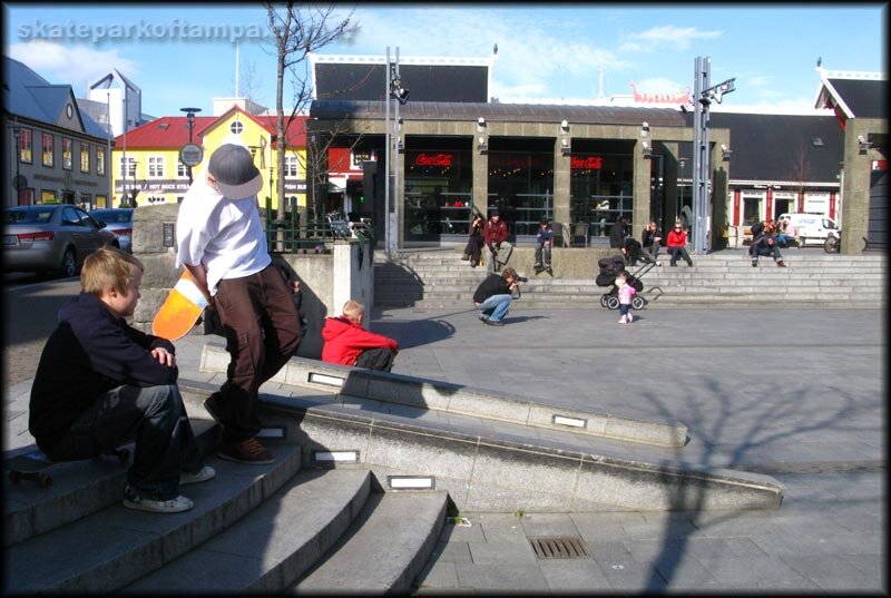 Reykjavik Iceland Skateboarding