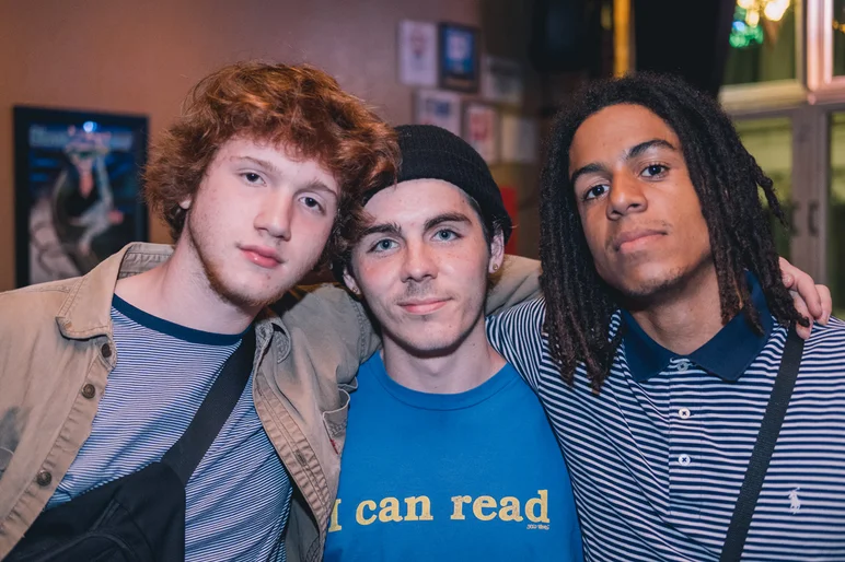 <!--pro19sunchill-->

Sly Sullivan (middle) works in the shop again. Good to have you back, dude. 