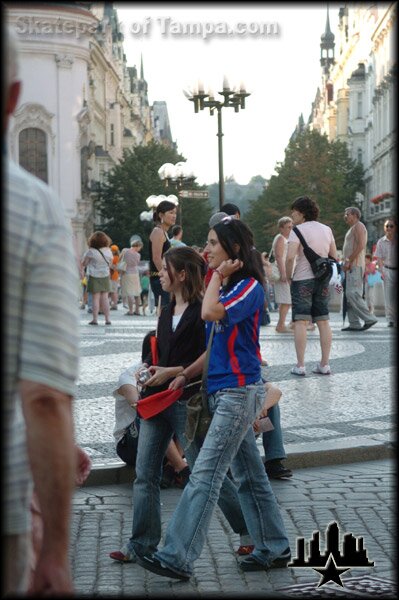 People Watching in Prague