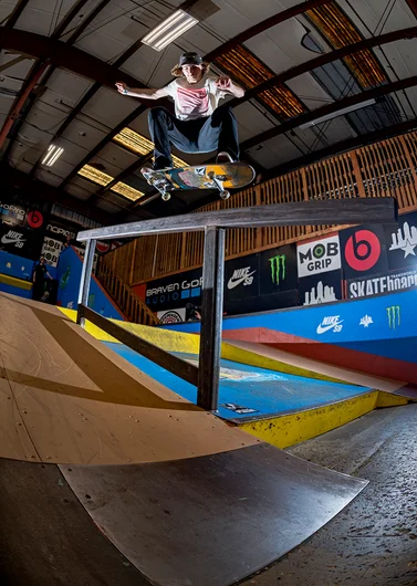 <!--am16satphotos-->

Henry Gartland takes advantage of the new comp format and qualifies two times B with a Kickflip Frontside Lipslide.