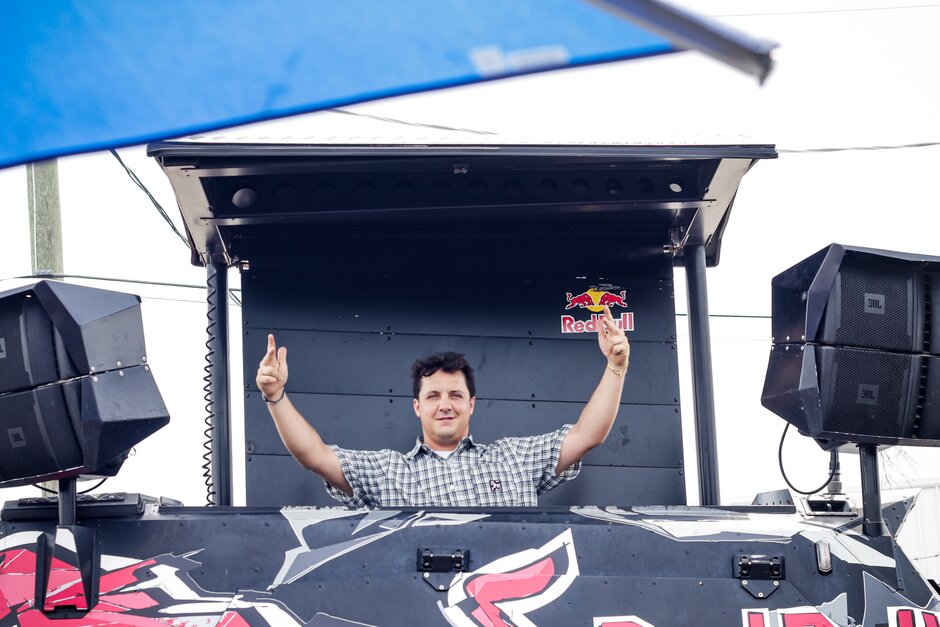 DJ Practicing For His III Points Set