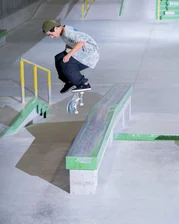 He did varial heel b