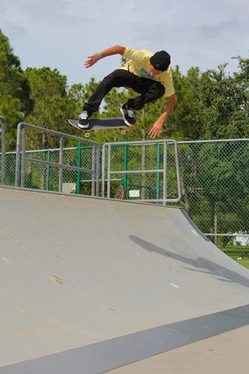 <!-- cruisecontrolstpete2013 -->

Everyone gathered on the mini-ramp for a rad session. Here's Dylan with a backside ollie.