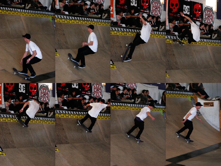 Billy Rohan was winning practice all day