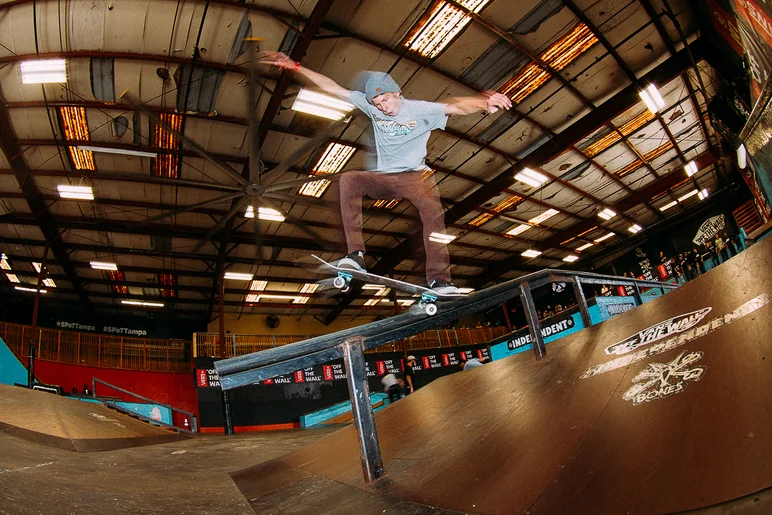 <!--cotc16-->

Nick Wallace will skate anything, anywhere, anytime. High Speed Backside 5-0 for The Infamous Westside Skateshop. 