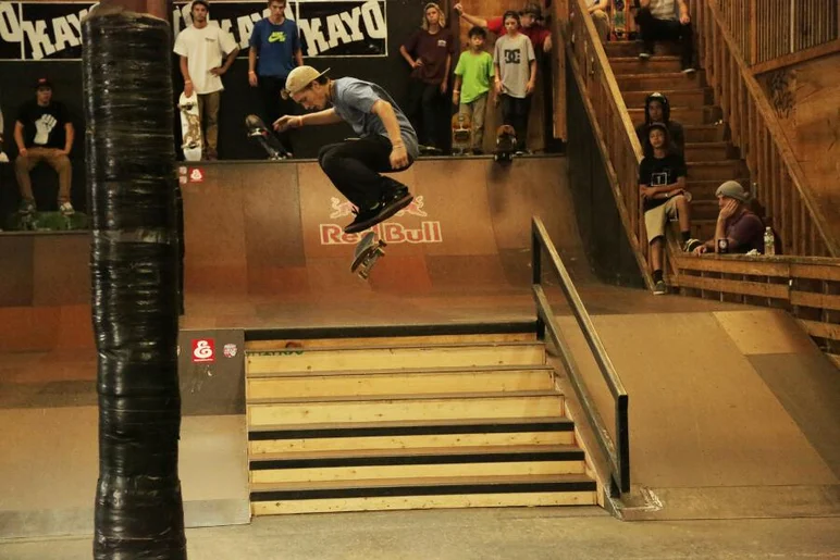 <!-- 2013harvestJam -->

Danny Miles with a proper switch flip